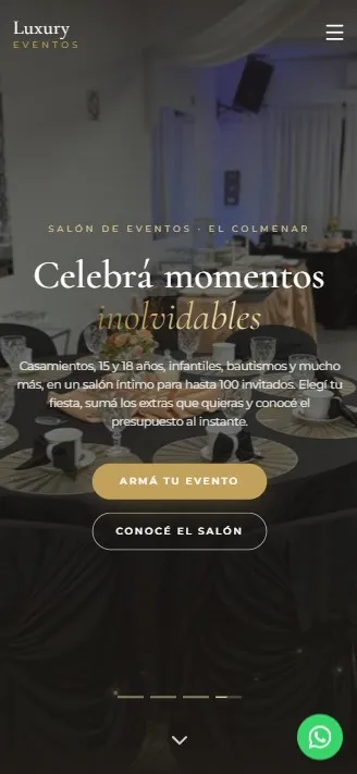 Captura de Luxury Eventos